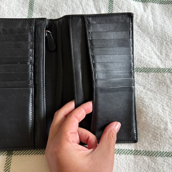 Bottega Veneta Intrecciato black wallet - Picture 9 of 10